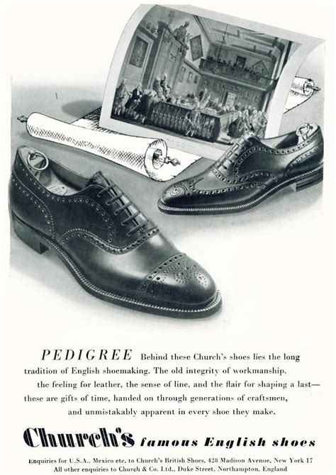 history of church shoes